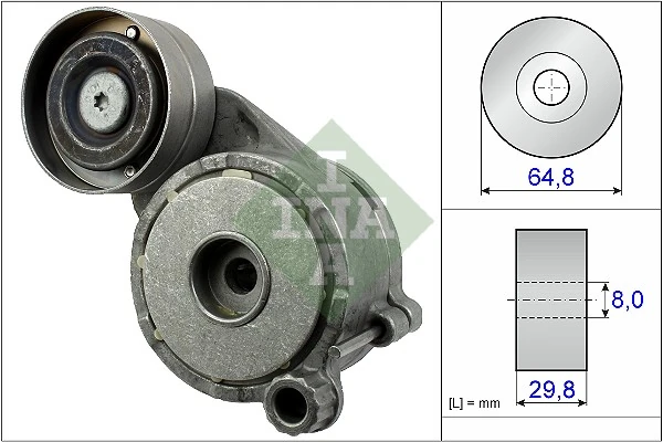 Belt Tensioner, V-ribbed belt